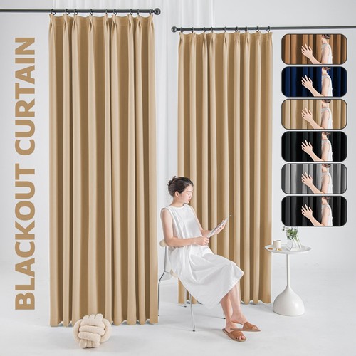 Blackout lined curtains pencil - curtains,