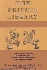 TALWIN MORRIS, BLACKIE AND THE GLASGOW STYLE. AN ORIGINAL ARTICLE FROM THE PRIVA