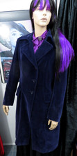 Claudia Strater  mauve velour occasional long coat  EU 40, UK 10-12