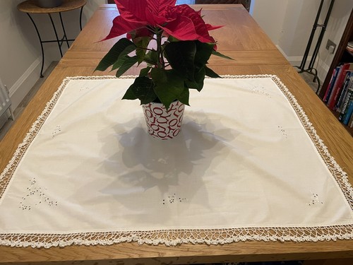 Vintage rectangular white - rectangular,