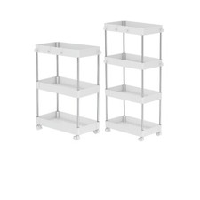 Storage cart with tier - with, 3