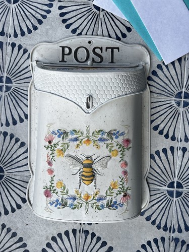 Mailbox post box painted - mailbox,