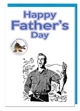 Fathers Day Card & Badge For