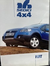 Fiat Sedici 4x4 Car Press Sales Information Booklet & CD