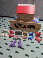 Hamleys Wooden Noah's Ark Toy