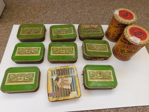 Vintage tobacco tins - 11, x