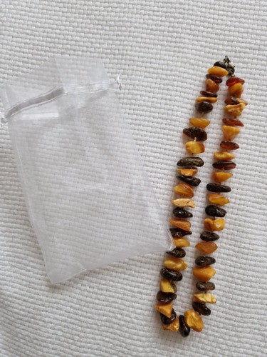 Vintage handmade amber bead - vintage,