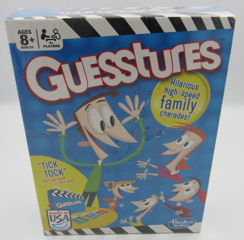 Guesstures board game hasbro - guesstures,
