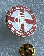 Very Rare & Collectable Glasgow Rangers Supporter Enamel Badge Wear With Pride