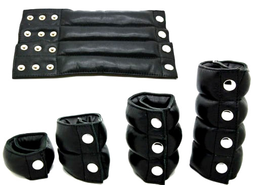 Leather ball stretcher weight - leather,