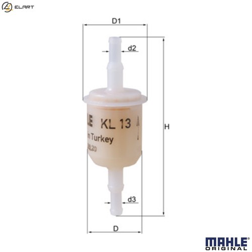 Fuel filter for alfa - filter, 13
