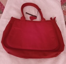 Luca Bocelli red leather shoulder/cross body bag