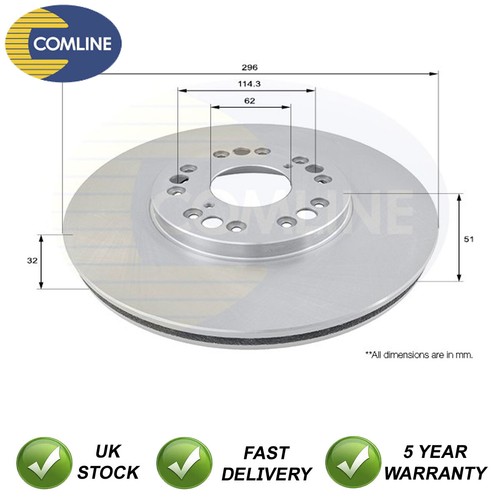 Brake disc front comline fits - disc,