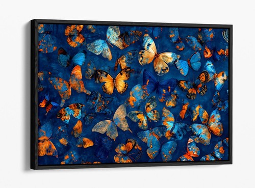 Mixture orange and blue - mixture,