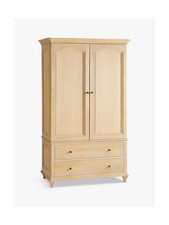 John Lewis Louis Double Wardrobe Oak