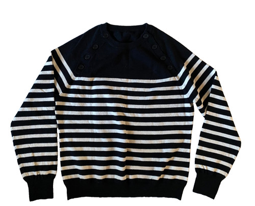 Black white striped nautical - striped,