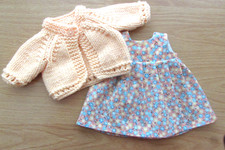 11"-12" DOLLS  DRESS AND