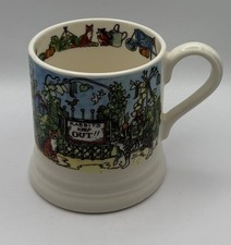 Emma Bridgewater "The Good Life in the Garden" Half Pint Mug Unused