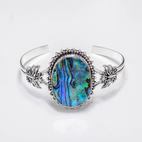 925 sterling silver abalone - silver,