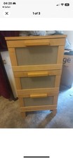 IKEA 3 Draw Bedside Cabinet