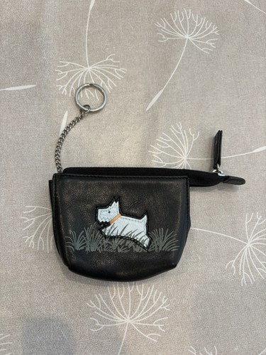 Radley black leather zip - radley, coin