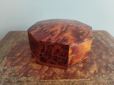 Vintage Handmade Burr Walnut