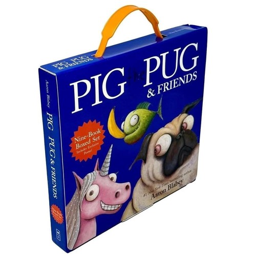 Pig the pug friends by - pug, aaron