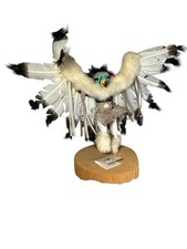 Vintage Kachina Eagle Dancer Doll Navajo Native American Large Wings 17 inches