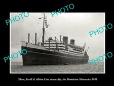 OLD 6X4 PHOTO SHAW SAVILL &