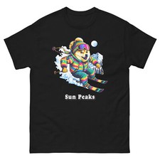 Sun Peaks Doge Skiing Funny