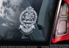 QUEEN'S REGIMENT Car Sticker - Military Army Forces Window Bumper Decal - V02