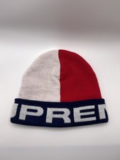 Supreme Split Beanie in White