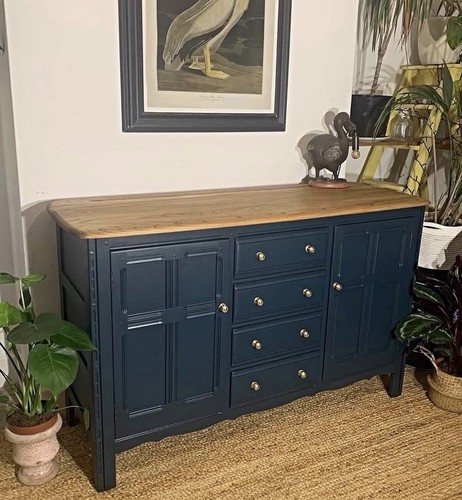 Refinished ercol sideboard elm - ercol,