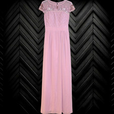 £85 QUIZ SIZE 10 PINK PEARL