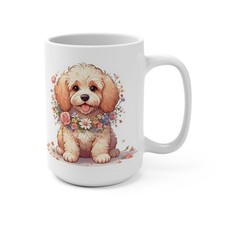 Floral Cockerpoo Puppy