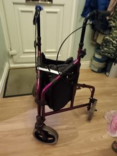 Mobility Shopping Trolley 3 Wheels Brakes Used But Good Condition