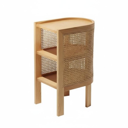 Nordic end table semi circular - table,
