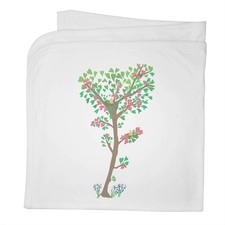 'Tree Of Hearts Blossoms To Life' Cotton Baby Blanket / Shawl (BY00039799)
