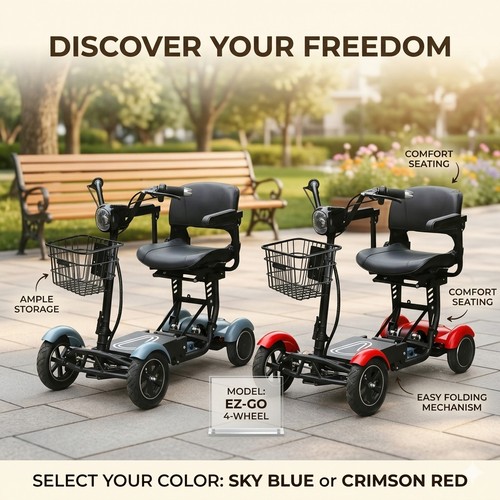 Wheel mobility scooter all - 4,