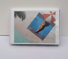 OUGEP Beach Blanket Sandproof, Large Picnic Blanket Waterproof,Beach-Blue/Grey