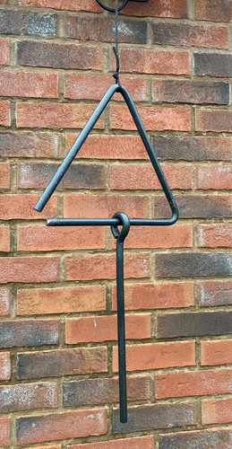Dinner bell triangle with - triangle, call