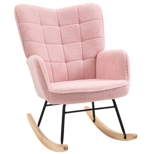 Homcom wingback rocking chair - homcom,