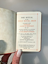 Masonic The Ritual of the Holy Royal Arch 1957 4th Edition Book