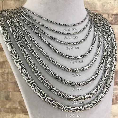 Solid 925 sterling king - solid,