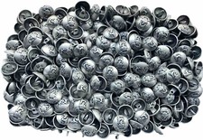 Buttons 15mm 24L Silver Effect