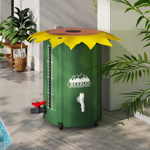 Water butt tank container - butt, tap