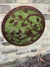 50cm Wall Art Mirror Bronze
