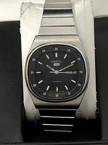 Seiko 6309 6010 black round - seiko,