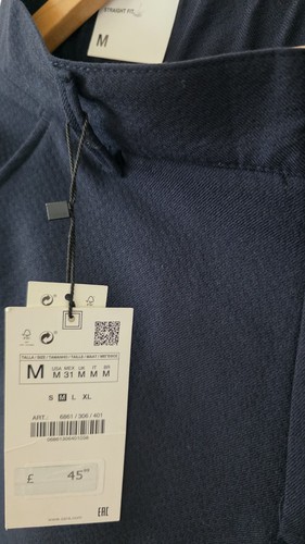 Zara men trousers size - zara, m