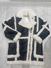 Topshop faux shearling